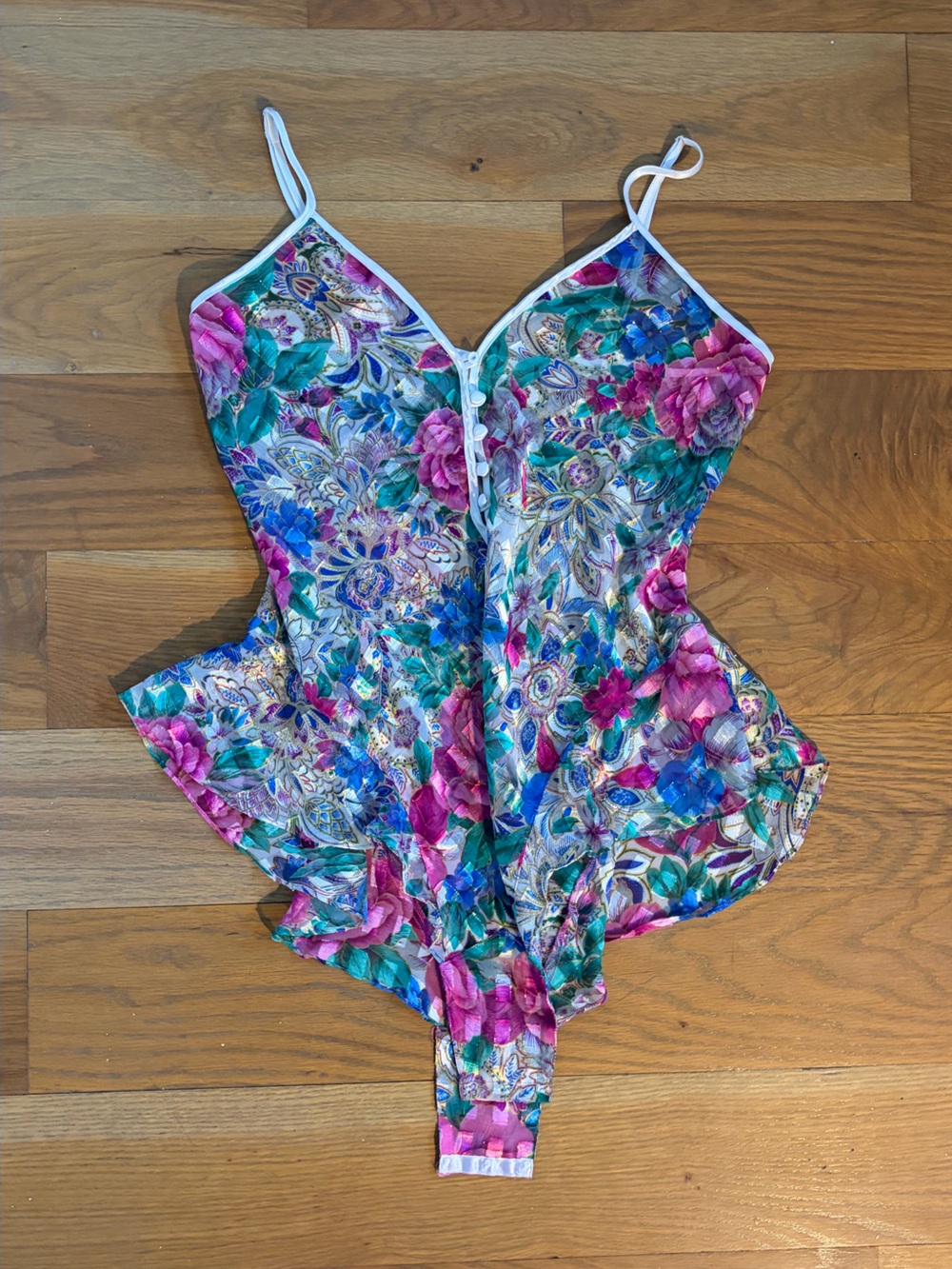 Victoria's Secret Floral Vintage Bodysuit